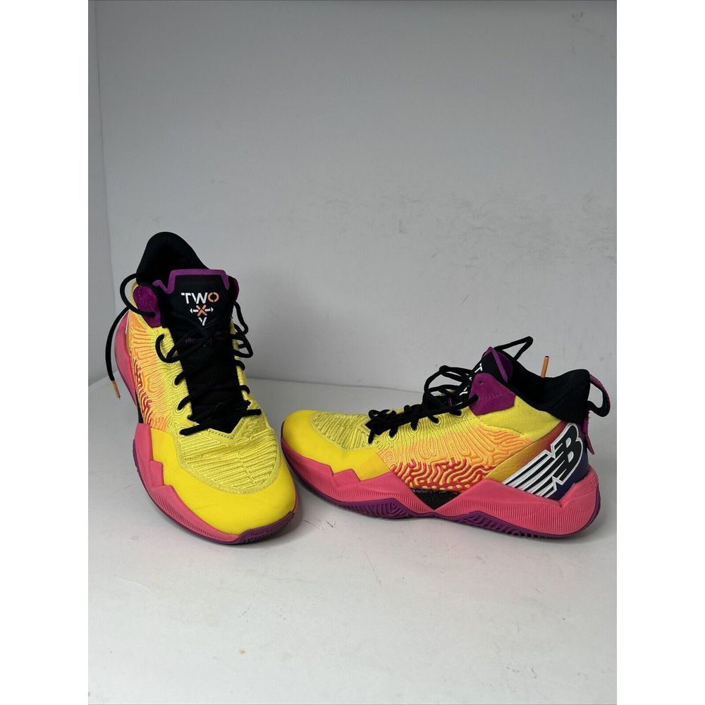 New Balance Two-Way Mens Shoes Size 9 : Sun Yellow/Pink/Purple‎